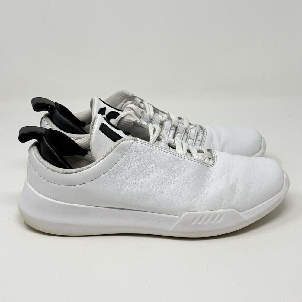 K-Swiss Gen-K Icon Court Sneakers Shoes Mens 9 White Leather Low Top Tennis